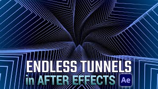 Trippy Endless Tunnel Effect - After Effects