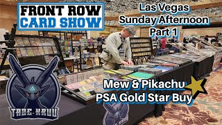 Front Row Card Show Sunday Morning | Gold Stars, Pokemon Vendor POV