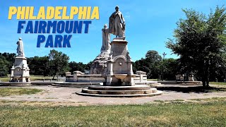 Philadelphia Walking Tour July 2024 - West Fairmount Park 4K