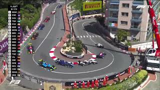 Franco Colapinto overtaking down the inside at the hairpin | Formula 3 #monacogp