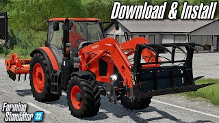 FS22 Kubota DLC - How To Download \u0026 Install