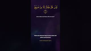 Surah Al Ghasyiyah ayat 6 - #shorts