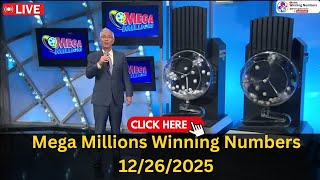 Mega Millions 12/26/25, Mega Millions Drawing Live, Mega Millions Lottery #megamillionsdrawing