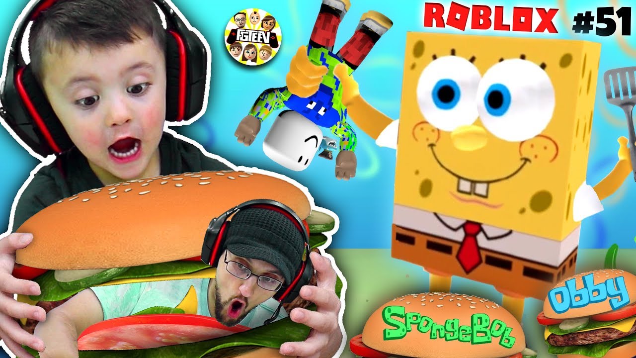 ESCAPE SPONGEBOB KRUSTY KRAB OBBY (FGTEEV Roblox #51) - YouTube