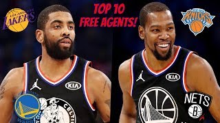 Top 10 NBA Free Agents! (2019 Off-Season!)