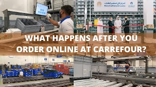 What Happens After You Order Online at Carrefour? | Inside Carrefour's Dubai Micro Fulfilment Center