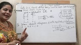 Computer science python class 11 chapter 2 Boolean algebra