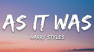 Harry Styles - As It Was Lyrics