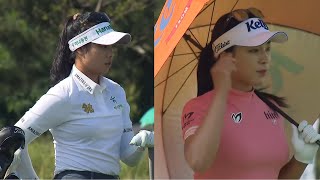 Patty Tavatanakit and Ina Yoon 2024 Hana Financial Round 1