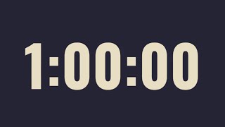 Pomodoro |1 Saat Geri Sayım, Sayaç | 1 Hour Timer Cauntdown | Alarm