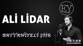 Ali Lidar - Battaniyeli Şiir