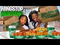 *WINGSTOP MUKGANG* MY MOMS FIRST TIME TRYING IT!