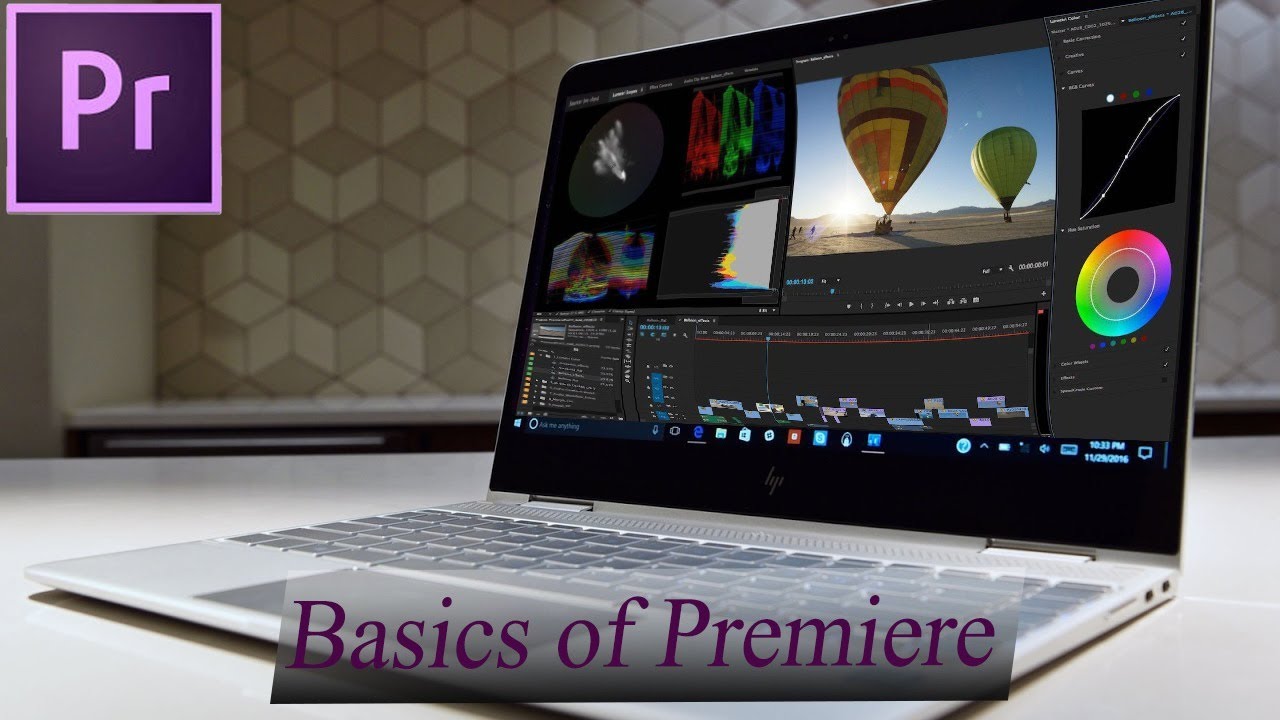 Adobe Premiere Pro CC | Basic Editing | Full Tutorial - YouTube