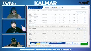 V75 Kalmar Lördag 13/1 | Med Daniel, Manfred och Per!