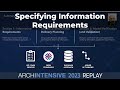 Information Requirements: From Specification to Information Delivery with Rob Jackson