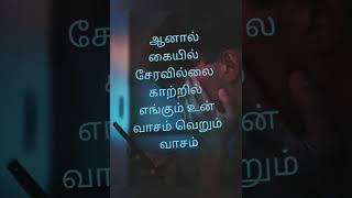 காதலன் காதலியை நினைத்து தன் உள்ளத்து உணர்வுகளை காதலி கேட்கும் வண்ணம் பாடலாக பாடுகிறான்