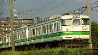 115系新潟N16+N26編成　信越本線下り普通447M