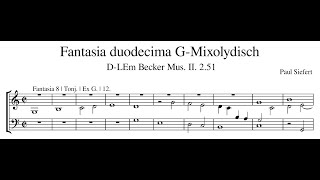 Paul Siefert – Fantasia duodecima G-Mixolydisch