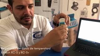 Registrador de datos de temperatura Elitech RC 5 y RC 5+