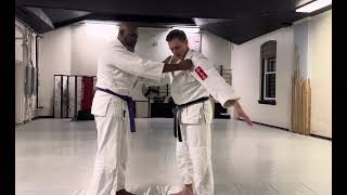 Kata Tori sudori (double lapel grab with sacrifice throw) #aikido #martialarts #martialwaydojo