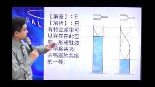 10301(103指考)在吉他空腔的圓孔前以管笛吹奏某特定頻率的聲音