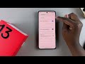 how to change clock format on oneplus 13