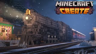 We updated the POLAR EXPRESS with Create Mod! 🎅 | Train Tutorial