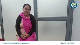 Eternal Hospital Sanganer | Testimonial | Mrs. Santosh | Dental Department | Trigger Point Injection