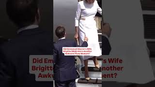 Did Emmanuel Macron's Wife Brigitte SNUB Him In Another Awkward Plane Moment?