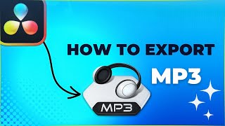 Export MP3 Audio File 🎧 | DaVinci Resolve