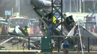 HELICOPTER CRASH: Chopper hits scaffolding in New Zealand