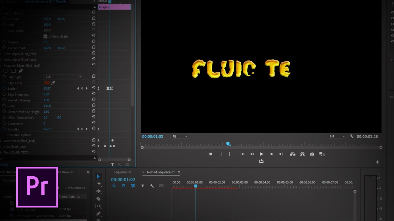 Premiere Pro Tutorial Create Text Animation Youtube