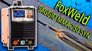 FoxWeld SAGGIO MMA 250 SYN. Аппарат для электродов потолще 口__╭( ᐛ )ㄏ