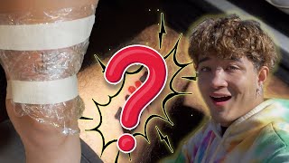I LOST A BET SO I HAD TO GET A TATTOO!!