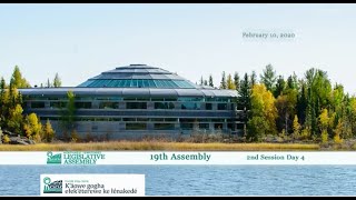 19th Assembly, 2nd Session, Day 4- Sahtúotʼı̨nę Yatį́ / North Slavey Interpretation