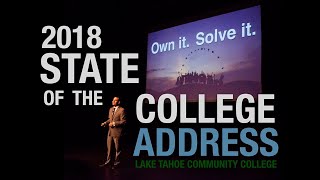 Disrupt or Be Disrupted: 2018 State of the College Address