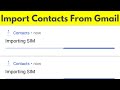 How To Import/Backup Contacts From Gmail To Android Phone & Also Sync Your All Contacts