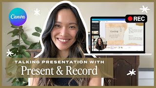 How to create a Talking Presentation on Canva || Present & Record Feature!