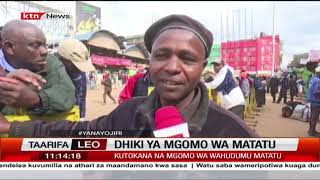 Wasafiri wengi wahangaika baada ya mgomo wa matatu