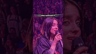 Billie Started Blushing When Fans Said This