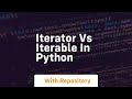 iterator vs iterable in python