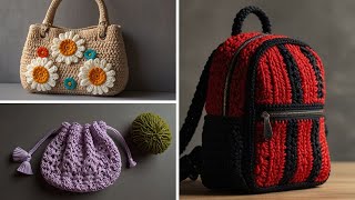 Creative Crochet Bag Designs | Handmade Wool Knitted Bags for Beginners | #Knitted #Crochet #Bag