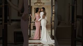 Woman Fashion Lesbian Kissing