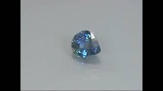 0.85 CT.  GREEN BLUE SAPPHIRE. SI1