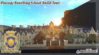 4 Million Dollar Vintage Boarding School Build Tour (Briarwood Vale Academy) || Welcome to Bloxburg