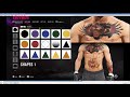 Conor Mcgregor Tattoos tutorial to go with AwnJah's recent Mcgregor CAF (EA UFC 4)