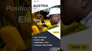 Unskilled Jobs in Austria #europe #job #jobvacancyforeurope #europecareer #jobsearch  #jobseekers