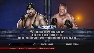 WWE 2K14 - Brock Lesnar vs. Big Show for the WWE Title - Extreme Rules Rematch