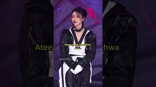 Ateez acknowledged Seonghwa as mother 🥹❤️❤️ #ateez #seonghwa #8makes1team #parkseonghwa #mother