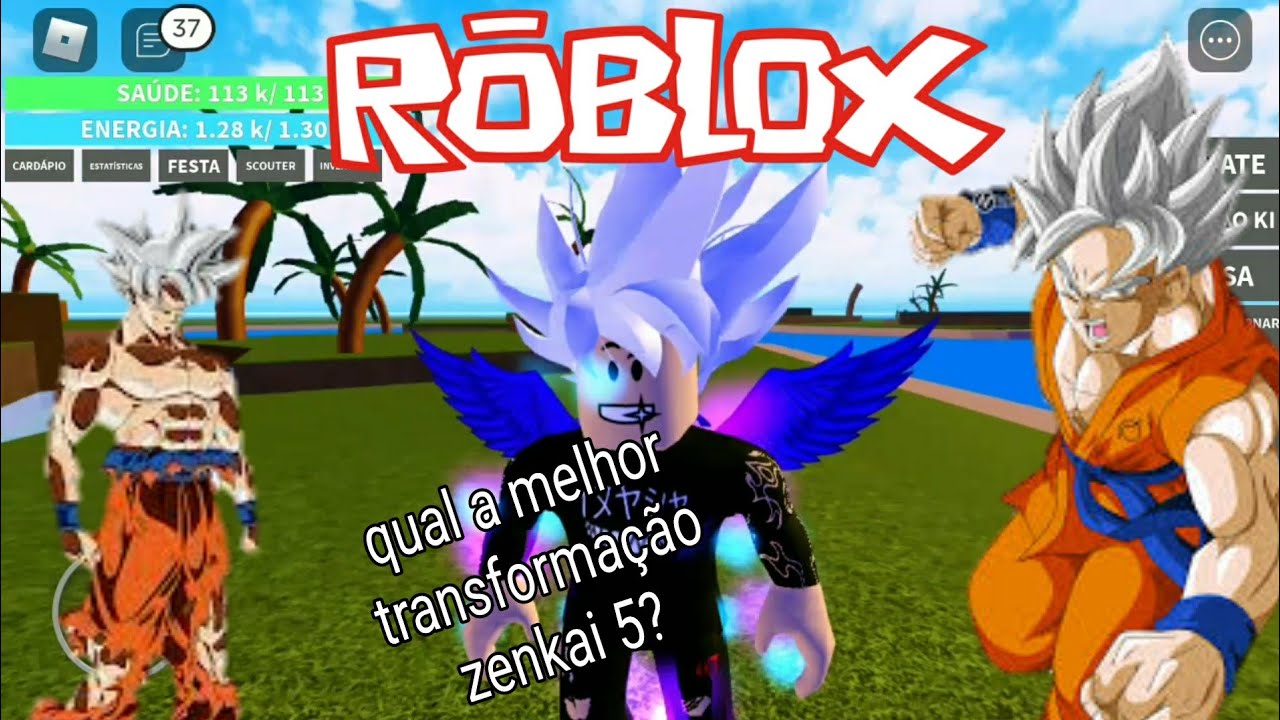 Qual Melhor Transformação No Zenkai 5? DRAGON BALL RAGE ROBLOX - YouTube